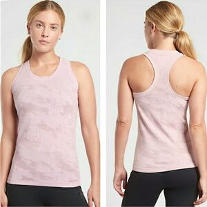 Athleta | Momentum Camo Tank in Delicate Pink Size Medium